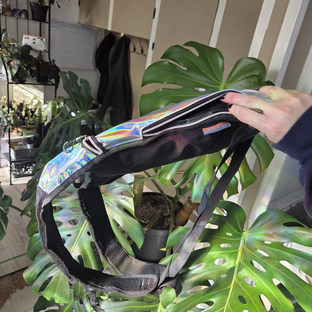 Holographic Backpack with Black Straps - Picture 3 of 4